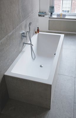 Duravit C.1 Einhebel-Wannenmischer Unterputz, Keramikmischsystem, Unterputz, Grundkörper n/a, Geeignet für Durchlauferhitzer, Anzahl Griffe 1 Bild 6
