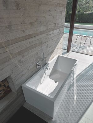 Duravit C.1 Einhebel-Wannenmischer Unterputz, Keramikmischsystem, Unterputz, Grundkörper n/a, Geeignet für Durchlauferhitzer, Anzahl Griffe 1 Bild 5