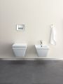 Duravit WC-Sitz 2nd floor aus Kunststoff 448x375x45mm, mit Absenkautomatik, Material Scharnier Edelstahl Bild 4