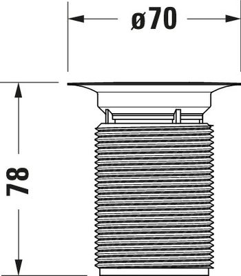 Duravit Geruchsverschluss Universal Ersatzteil Bild 5