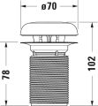 Duravit Geruchsverschluss Universal Ersatzteil inklusive Key-Ring für Urinale DuraStyle Bild 3