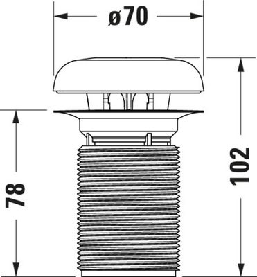 Duravit Geruchsverschluss Universal Ersatzteil Bild 3