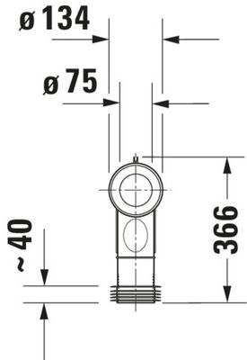 Duravit Ablaufbogen Universal Bild 4