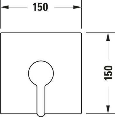 Duravit C.1 Einhebel-Brausemischer Unterputz, Keramikmischsystem, Unterputz, Grundkörper n/a, Geeignet für Durchlauferhitzer, Anzahl Griffe 1 Bild 4