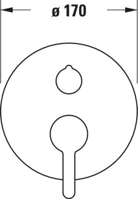 Duravit C.1 Einhebel-Wannenmischer Unterputz, Keramikmischsystem, Unterputz, Grundkörper n/a, Geeignet für Durchlauferhitzer, Anzahl Griffe 1 Bild 6