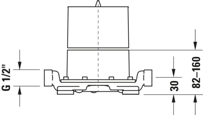 Duravit Grundkörper Brausen und Zubehör Ersatzteil Bild 3
