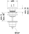 Duravit Push-open Ventil Universal Bild 6