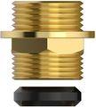 Aalberts Flamco Klemmringverschraubung 1/8" x 6 mm, Ms 58, mit O-Ring Bild 2