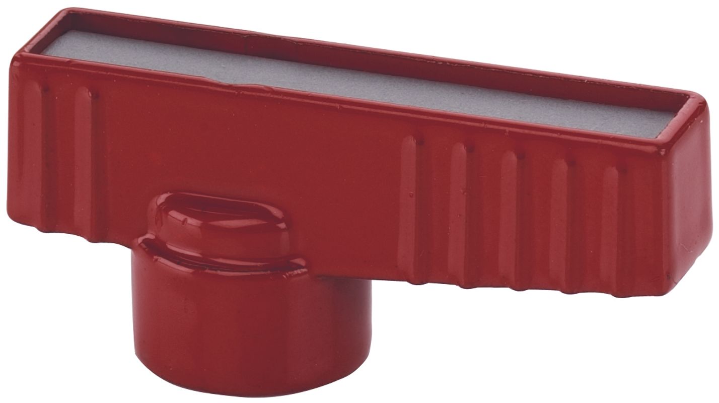 Aalberts Flamco Flügelgriff, für KFE-Kugelhahn Material:Zinkdruckguss, Farbe:Heizung-rot, Farbe Heizung Bild 1
