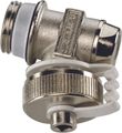 Aalberts Simplex Entleerstopfen R 1/2", mit Schlauchanschluss, Farbe silberfarben Bild 1