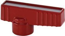 Aalberts KFE-H Flamco Flügelgriff, für KFE-Kugelhahn Material:Zinkdruckguss, Farbe:Heizung-rot, Farbe Heizung Bild 2