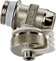 Aalberts Simplex Entleerstopfen R 1/2", mit Schlauchanschluss, Farbe silberfarben Bild 2