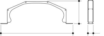 Fränkische profi-air tunnel profi-air Fixierklammer, 52 x 132 mm, Farbe silber Bild 4