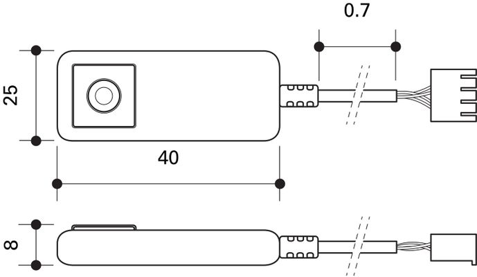 Fränkische FR profi-air Feuchtesensor intern, für 130/180 flat und 250/360 flex Bild 3