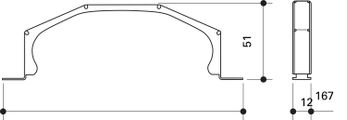 Fränkische profi-air tunnel profi-air Fixierklammer, 52 x 132 mm, Farbe silber Bild 3