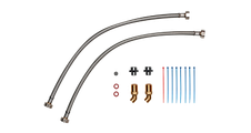 Clage UDX Rohrbausatz für Untertischinstallation mit Wasseranschluss Aufputz 3/8" Zoll oben Bild 2