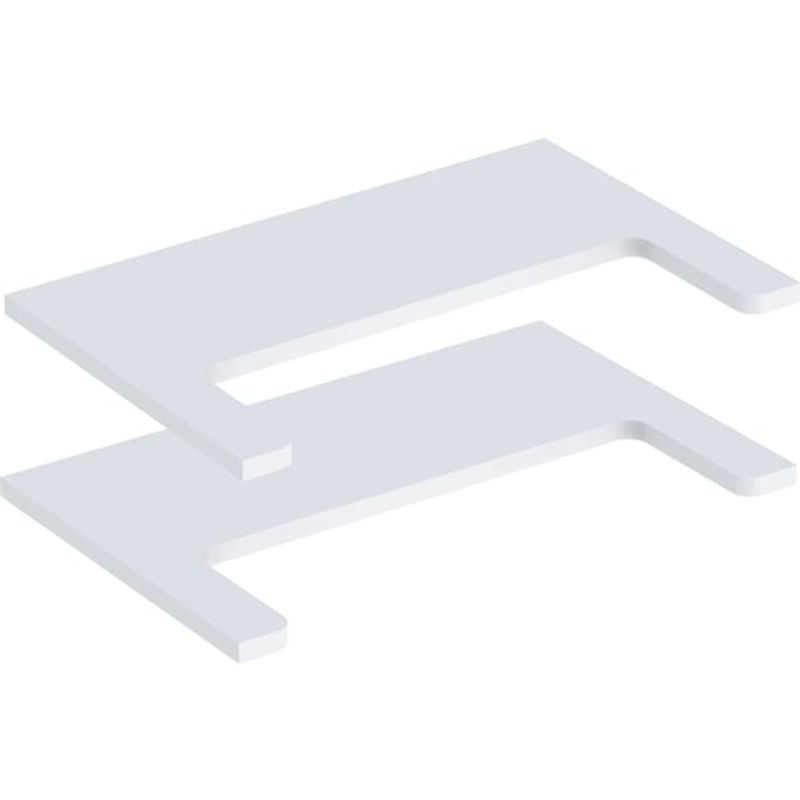Geberit Renova Comfort Set Einlegeböden 62 x 2 x 40 cm, Farbe weiß Bild 1