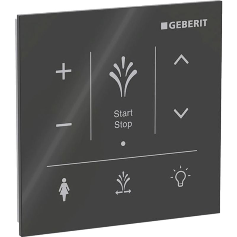 Geberit Wandbedienpanel für AquaClean Sela, Farbe schwarz Bild 1