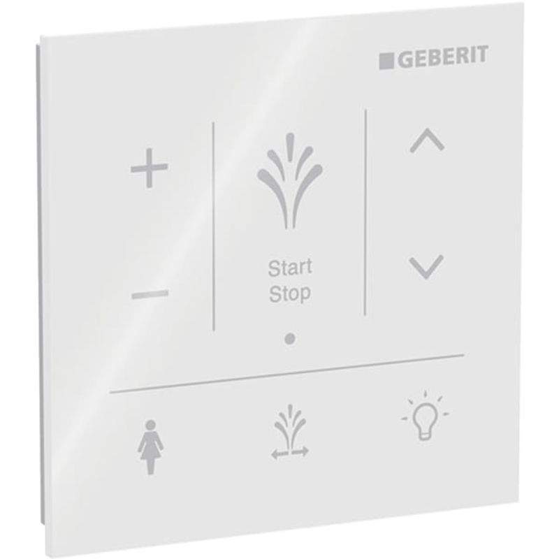 Geberit Wandbedienpanel für AquaClean Sela, Farbe weiß Bild 1
