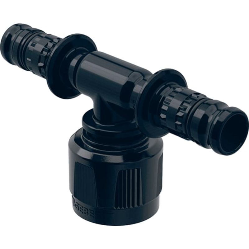 Geberit Übergangs-T-Stück, mit MasterFix 20 mm x MF, (PVDF), 20 x 16 mm Bild 1