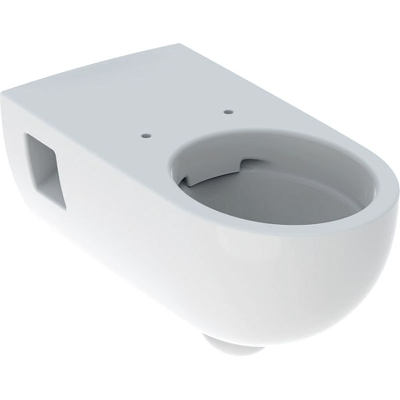 Geberit Renova Comfort Wand-WC Tiefspüler teilgeschlossene Form Rimfree, weiss Tect, 345 x 355 mm, Farbe weiß Bild 1
