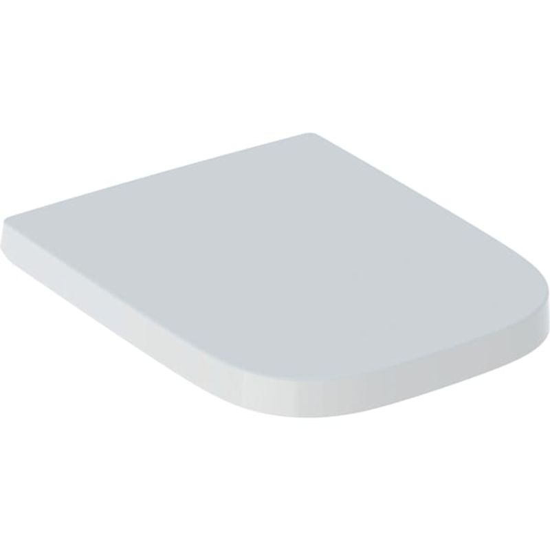 Geberit WC-Sitz mit AS-Autom, Quick Release, teilge.WC, WrapOver, Befestigung von oben, Farbe weiß Bild 1
