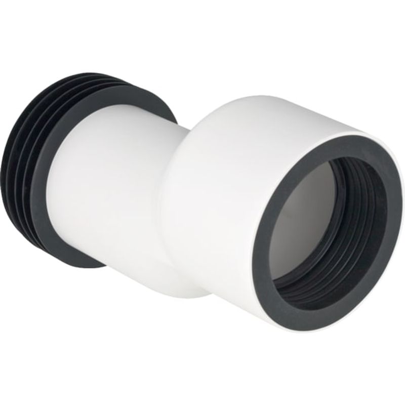 Geberit Anschlussstutzen etagiert 3 cm, für Wand-WC oder Stand-WC, mm, DN 90, Farbe weiß Bild 1