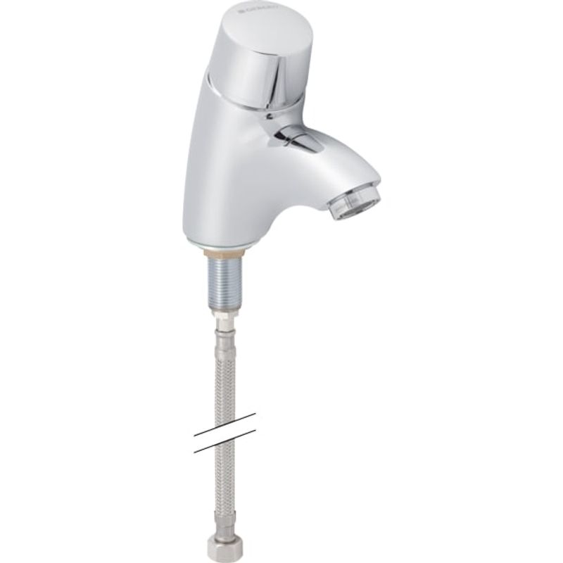 Geberit Typ 26 Selbstschlussarmatur, ohne Mischer, hochglanz verchromt, Farbe chrom Bild 1