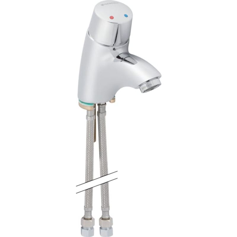 Geberit Typ 26 Selbstschlussarmatur, mit Mischer, hochglanz verchromt, Farbe chrom Bild 1