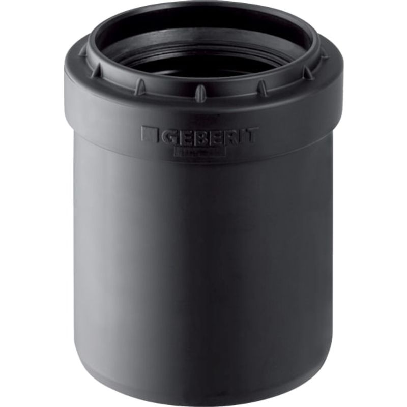 Geberit Reduktion zentrisch DN 50 x 40 kurz, 68 mm, Farbe schwarz Bild 1