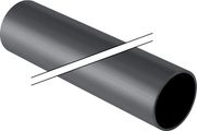Geberit Abflussrohr PE-HD 160 mm in Stangen je 5 Meter, 5000 mm, Farbe schwarz Bild 1