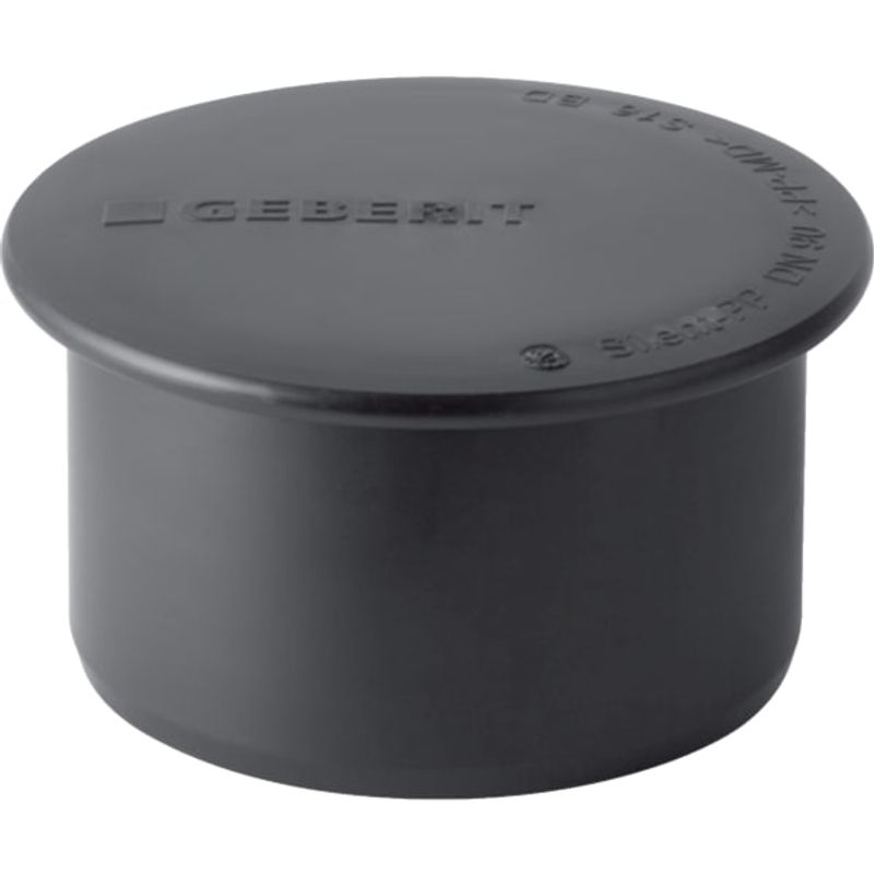 Geberit Muffenstopfen, DN 100, Farbe schwarz Bild 1