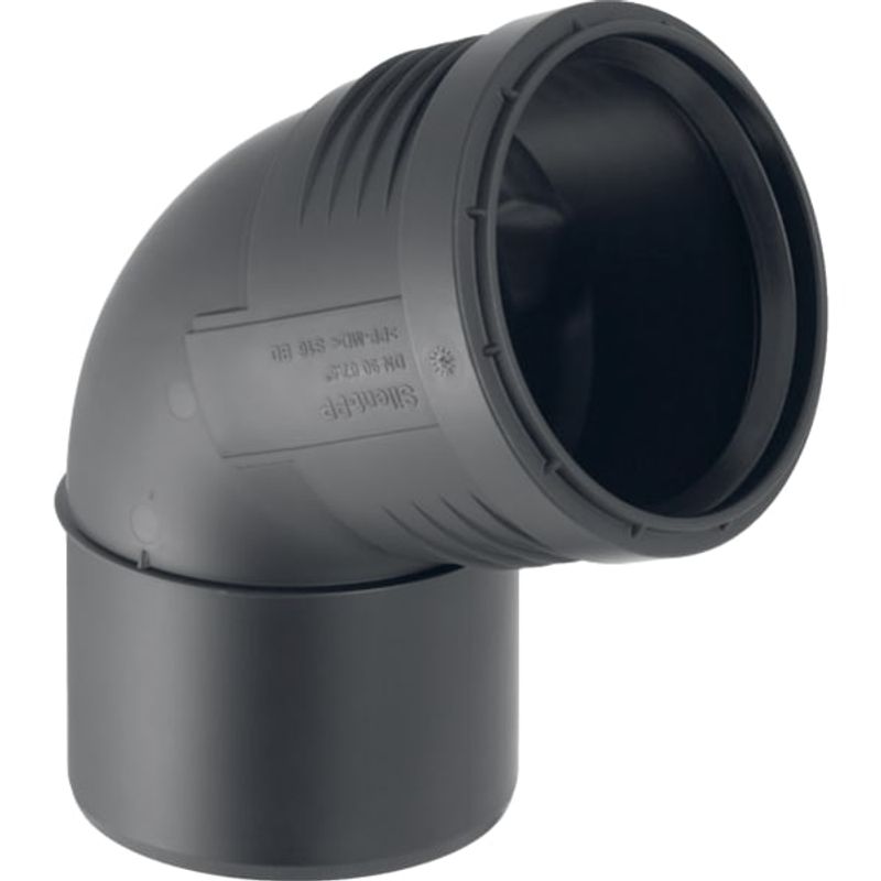 Geberit Bogen 67,5 Grad, DN 150, Farbe schwarz Bild 1