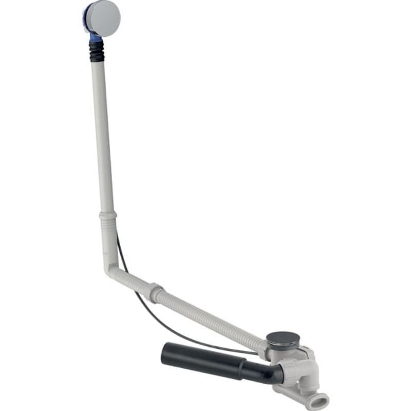 Geberit Badewannenablauf, d52, mit Drehbet. mit Fertigbauset, Spez.Gr, chrg, DN 40 / 50, Farbe chrom Bild 1