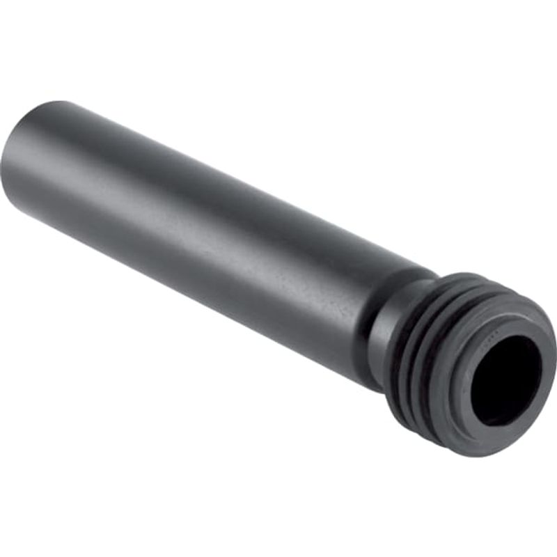 Geberit Spülbogenverlaengerung, für Urinal, mit Manschette d32, 150 mm, Farbe schwarz Bild 1
