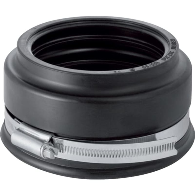 Geberit Übergangsmanschette auf Guss DN 100 x 90, DN 90, Farbe schwarz Bild 1