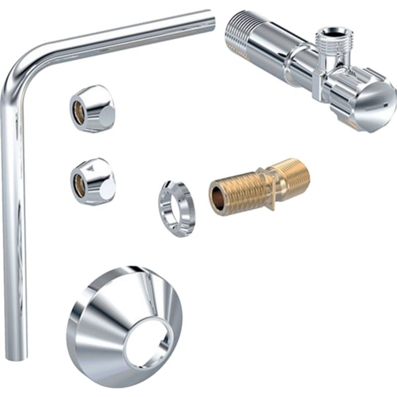 Geberit Wasseranschlussset, für AquaClean Mera, Stand-WC, Farbe grau Bild 1