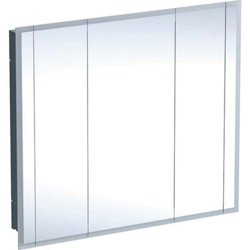 Geberit ONE Spiegelschrank, mit Beleuchtung drei Türen, 115 x 100 x 16 cm Bild 1