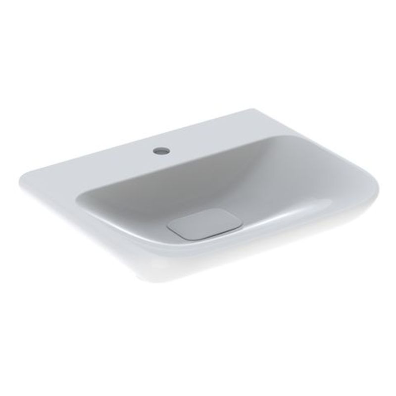 Geberit myDay Waschtisch, 60 x 48 cm mit Hl, ohne Ül, KeraTect, Farbe weiß Bild 1