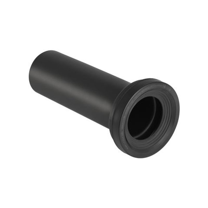 Geberit Set Anschlussstutzen, für Stand-WC, Farbe schwarz Bild 1