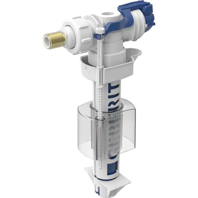 Geberit Typ 380 Füllventil / Schwimmerventil, WA seitlich 3/8", Nippel aus, Material Messing Bild 1