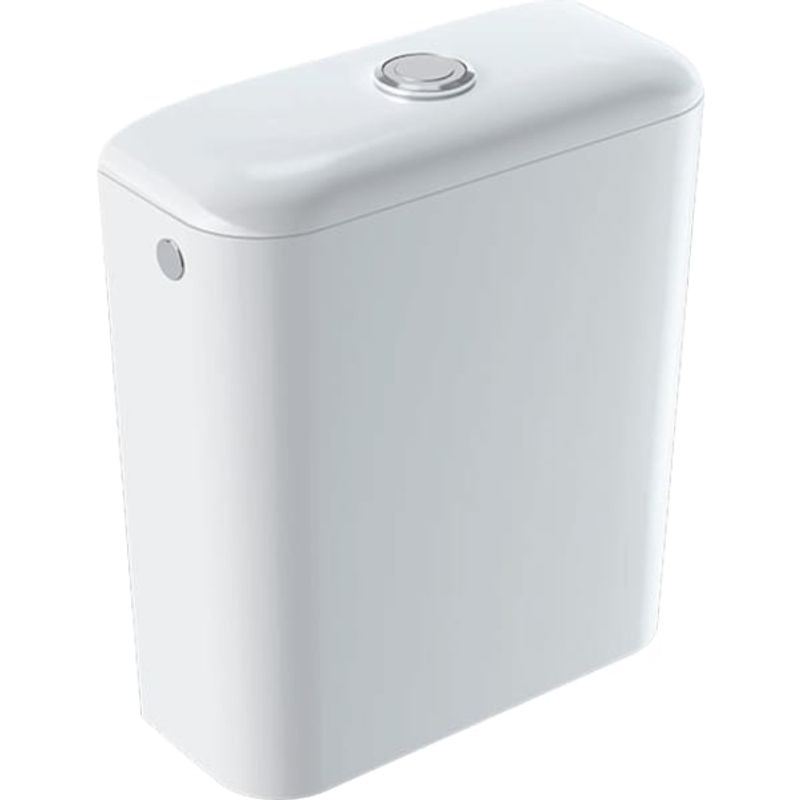 Geberit iCon AP-SPK aufges, 2-Mengen-Spülung Wasseranschluss seitl, Keraweiss Tect, 425 x 375 x 145 mm, Farbe weiß Bild 1