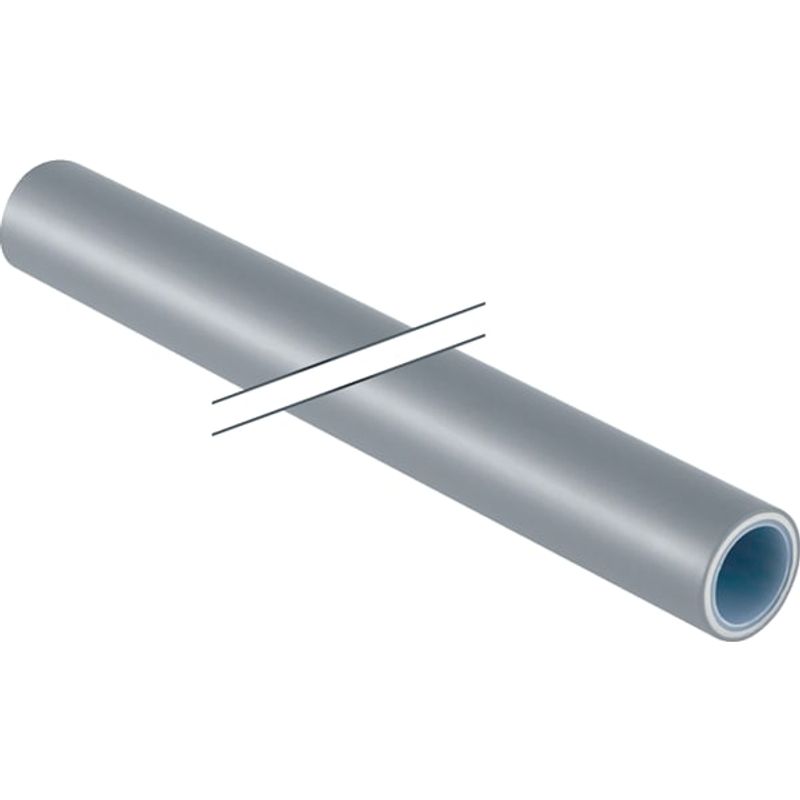 Geberit Systemrohr ML Flow-/PushFit, in Stangen je 5 m, 20 x 2,0 mm, Farbe silbergrau Bild 1
