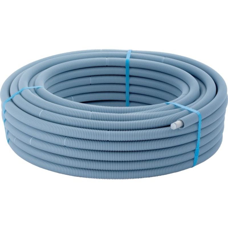Geberit Systemrohr ML Flow-/PushFit im Schutzrohr, im Ring je 50 m, 20 x 2,0 mm, Farbe silbergrau Bild 1