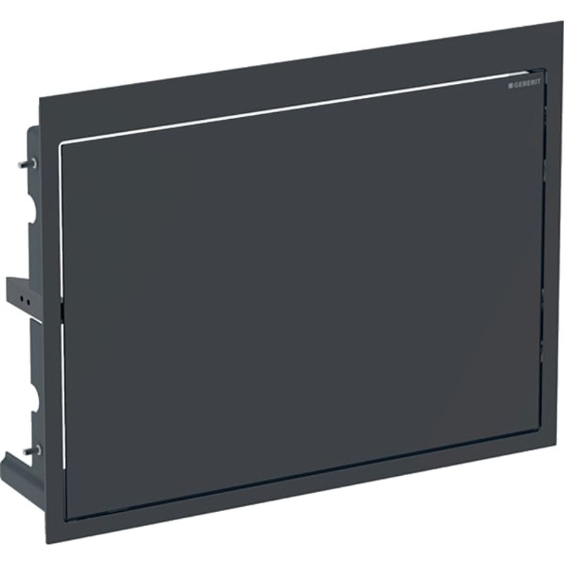 Geberit Fertigbauset, für ONE Waschtisch, ohne Unterschrank, Farbe schwarz Bild 1