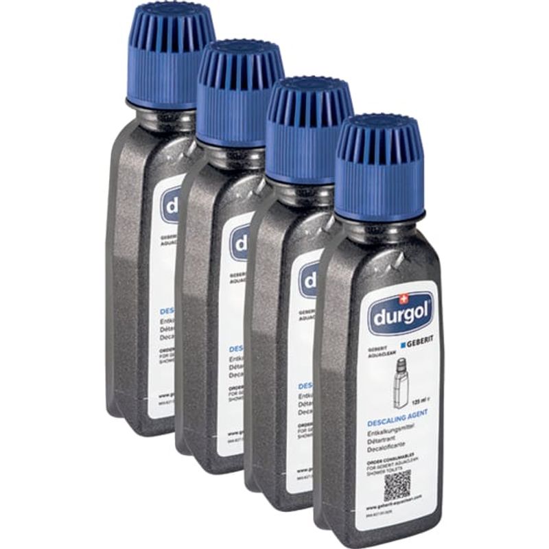 Geberit Entkalkungsmittel AquaClean, 125 ml, Karton, mit 4 Flaschen Bild 1