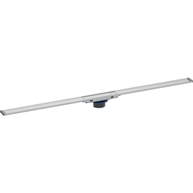 Geberit Duschrinne CleanLine20, 30-90 cm, Metall poliert / gebürstet, 8 x 900 x 900 mm, Farbe Edelstahl-Optik (silber) Bild 1