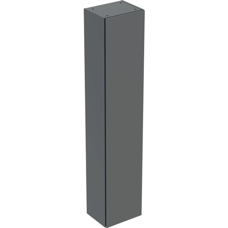 Geberit ONE Hochschrank, mit 1 Tür 36 x 180 x 29,1 cm, lava, Farbe braun Bild 1