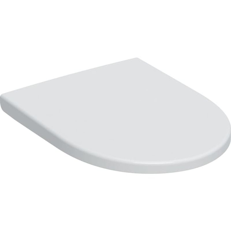 Geberit iCon WC-Sitz, Befestigung von oben mit Absenka, Quick Release, Farbe weiß Bild 1