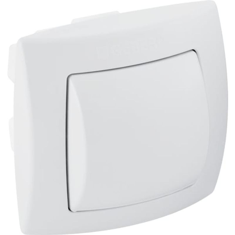 Geberit UP-Handdrücker für 1-Mengen-Spülung zu Public-WC hoch-/seidenglanz, Farbe silberfarben Bild 1